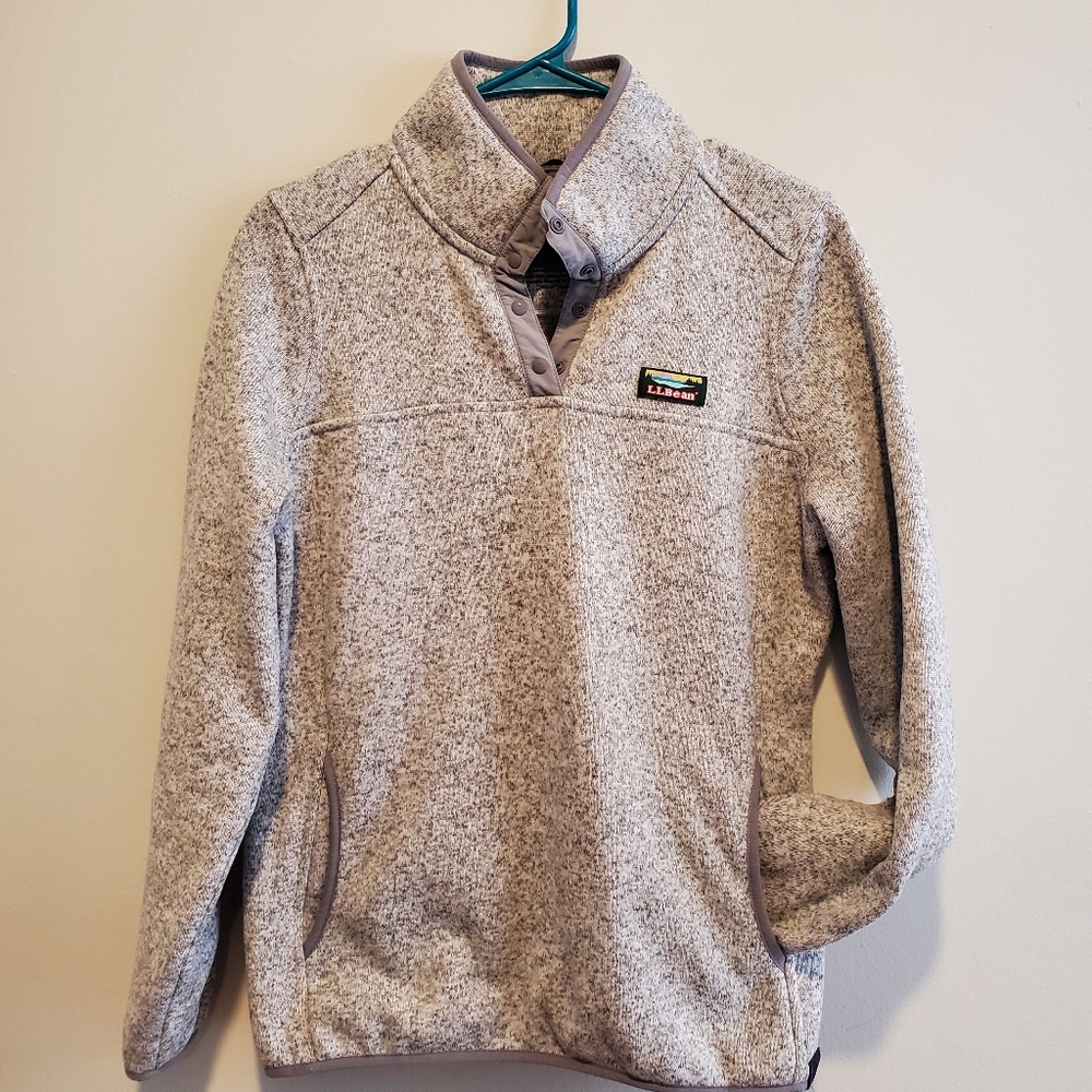 LL Bean Sweater Fleece Pullover